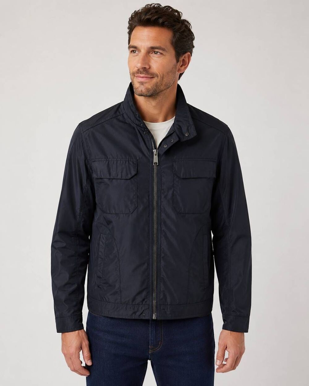 Marc New York by Andrew Marc Men’s Medium Black Lightweight Utility/Field Jacket
